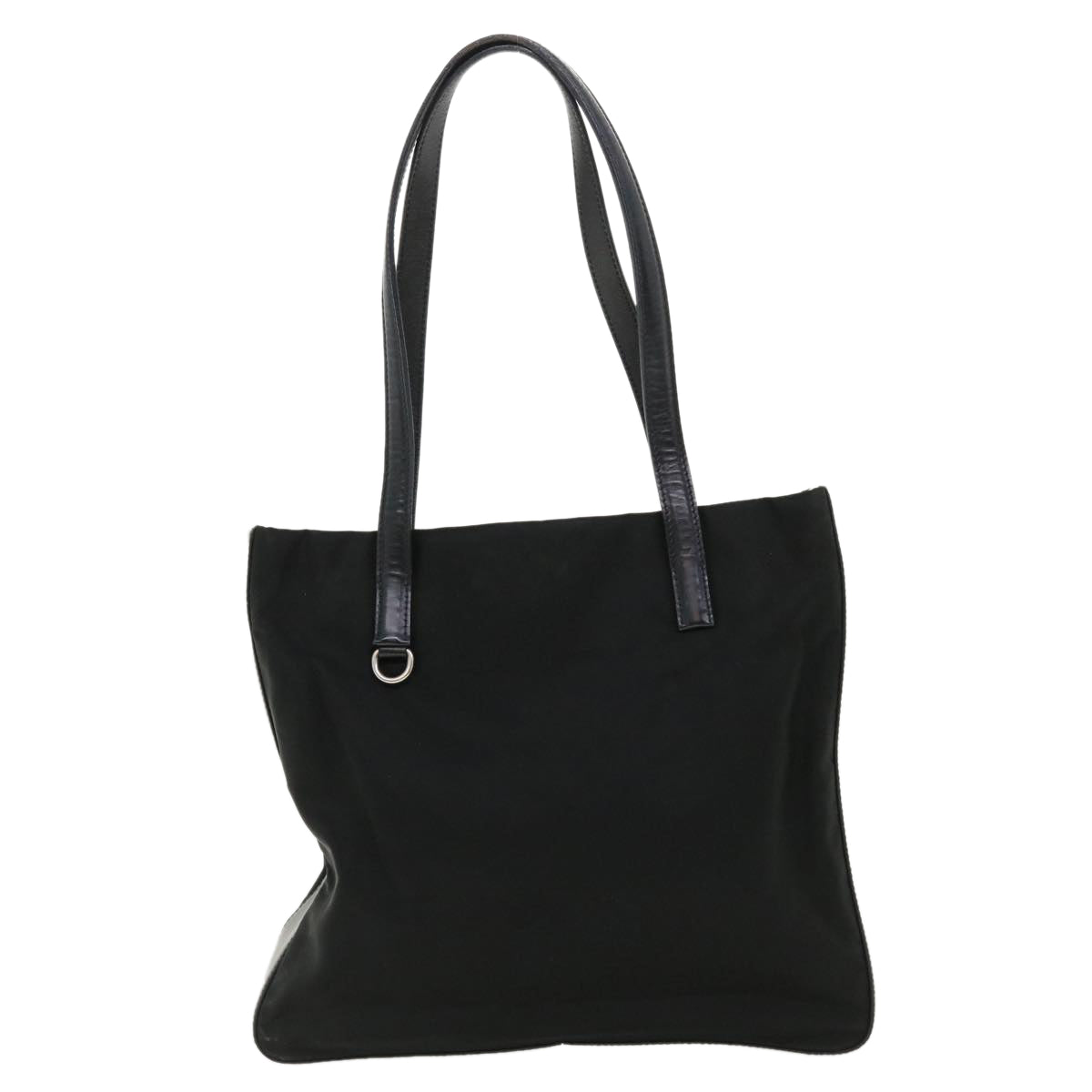 PRADA Tote Bag Nylon Black  yk5747