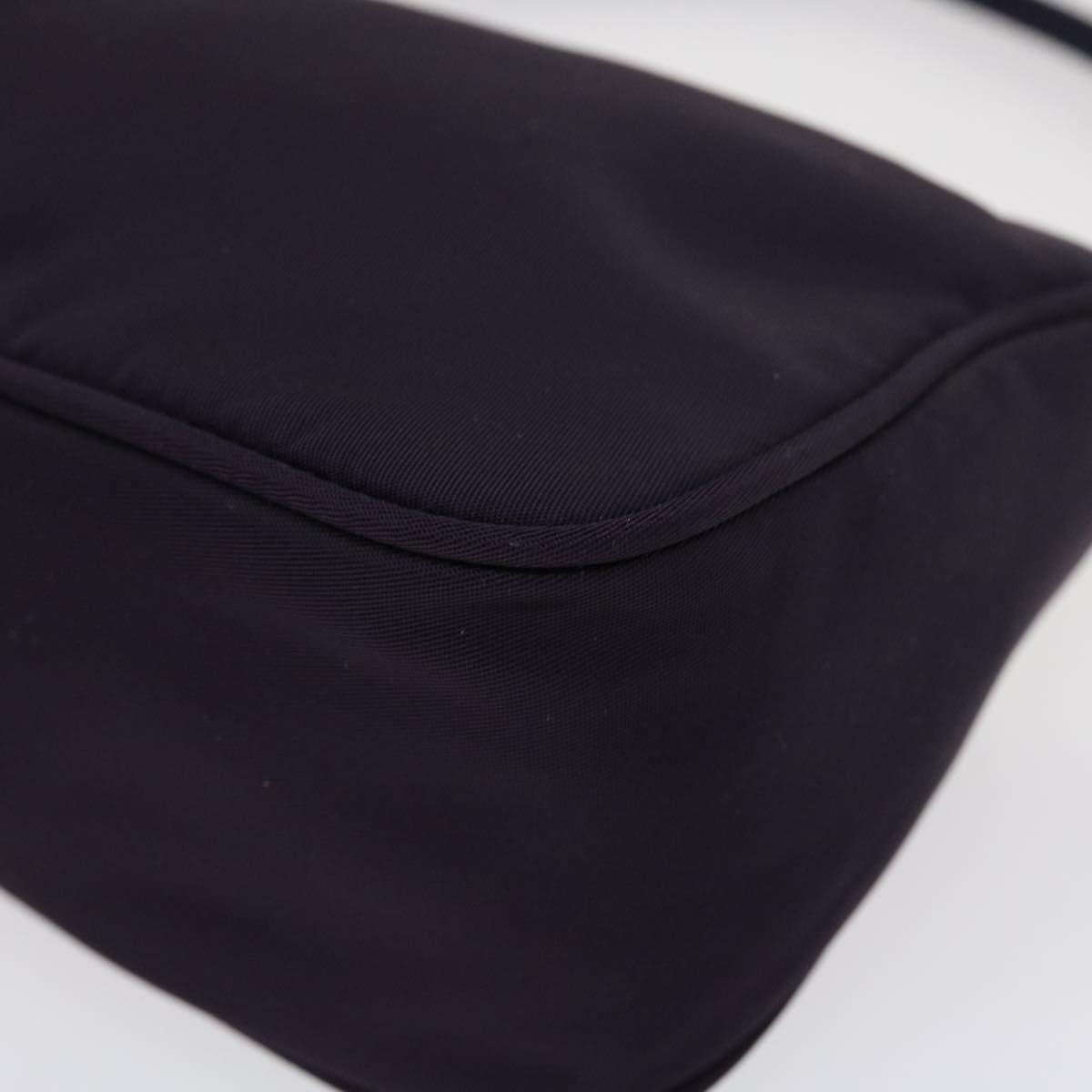 PRADA Accessory Pouch Nylon Purple  yk5948