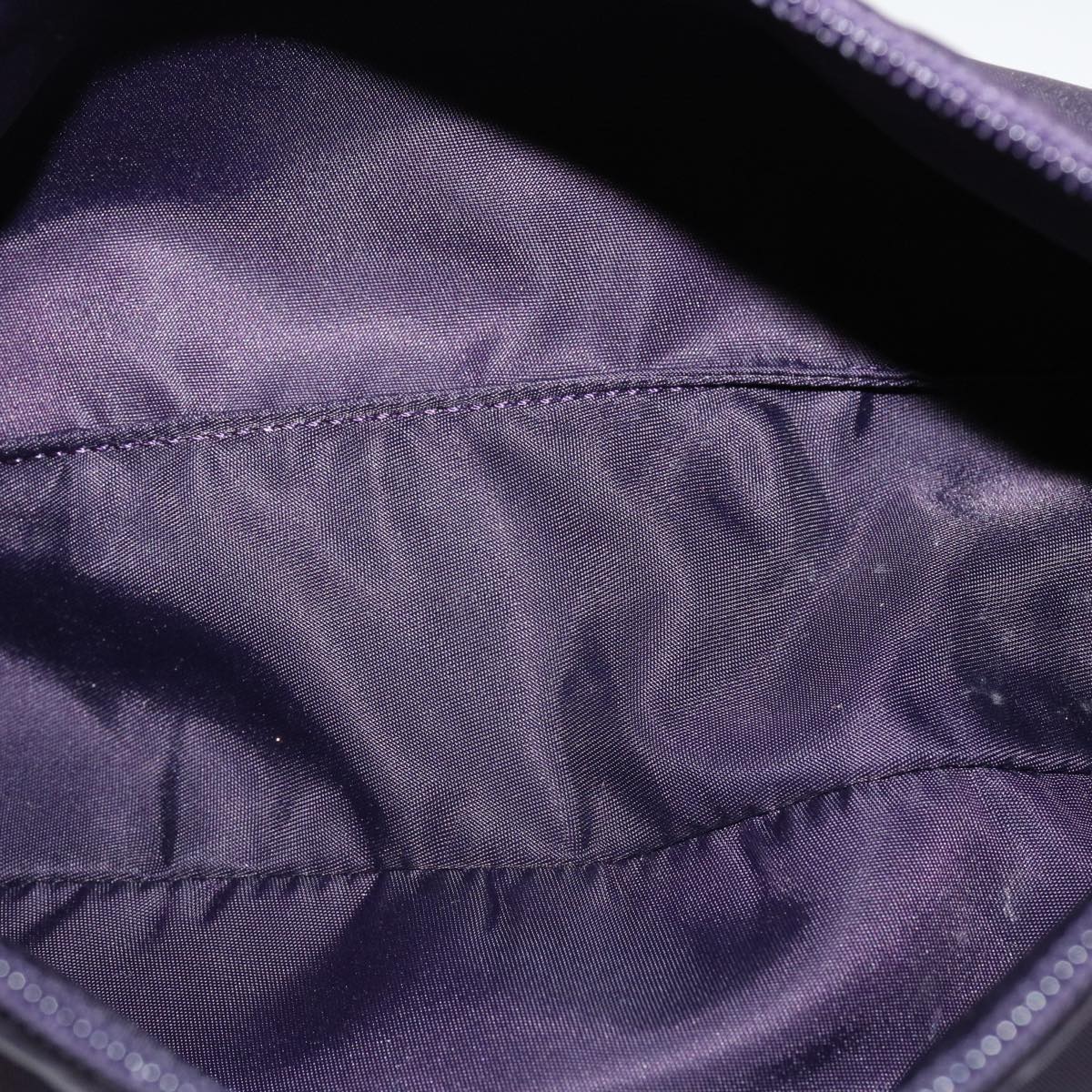 PRADA Accessory Pouch Nylon Purple  yk5948