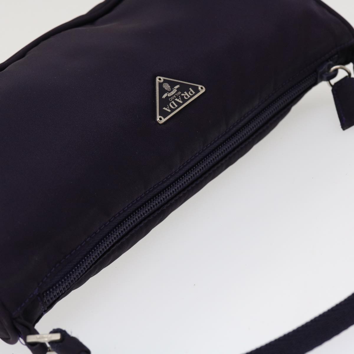 PRADA Accessory Pouch Nylon Purple  yk5948