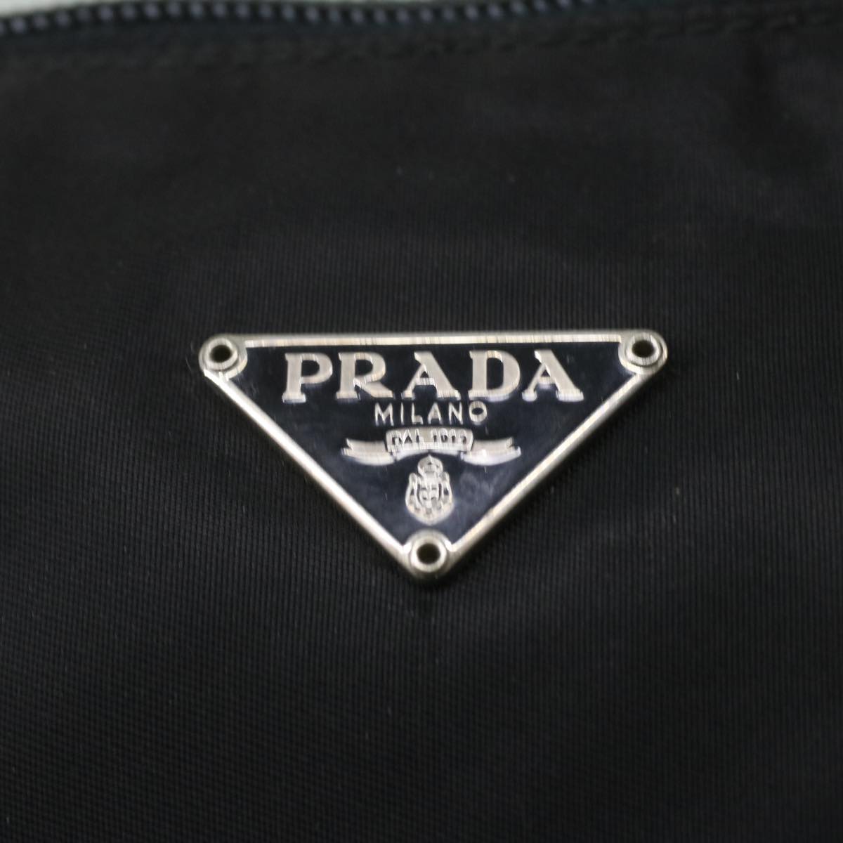 PRADA Accessory Pouch Nylon Black  yk5970