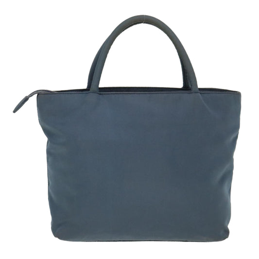 PRADA Hand Bag Nylon Blue  yk6445