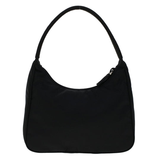 PRADA Hand Bag Nylon Black  yk7498