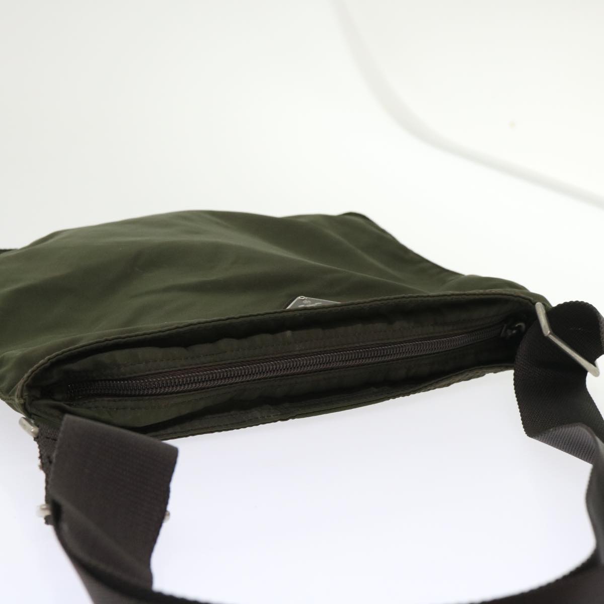 PRADA Shoulder Bag Nylon Khaki  yk7822B