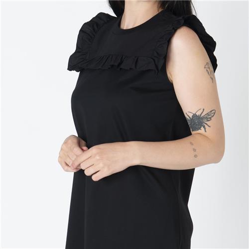 Prada Cotton Ruffle Dress