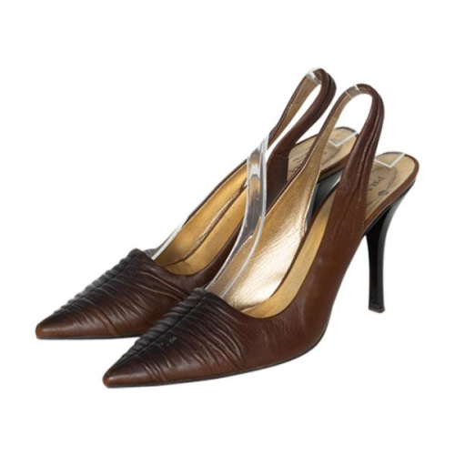 Prada Leather Slingback Pumps