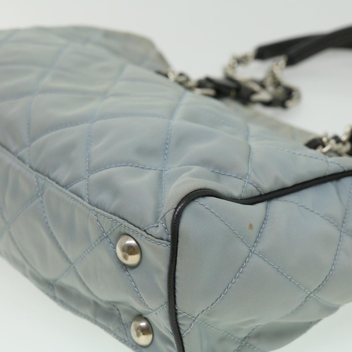 Prada Light Blue Synthetic  shoulder bag