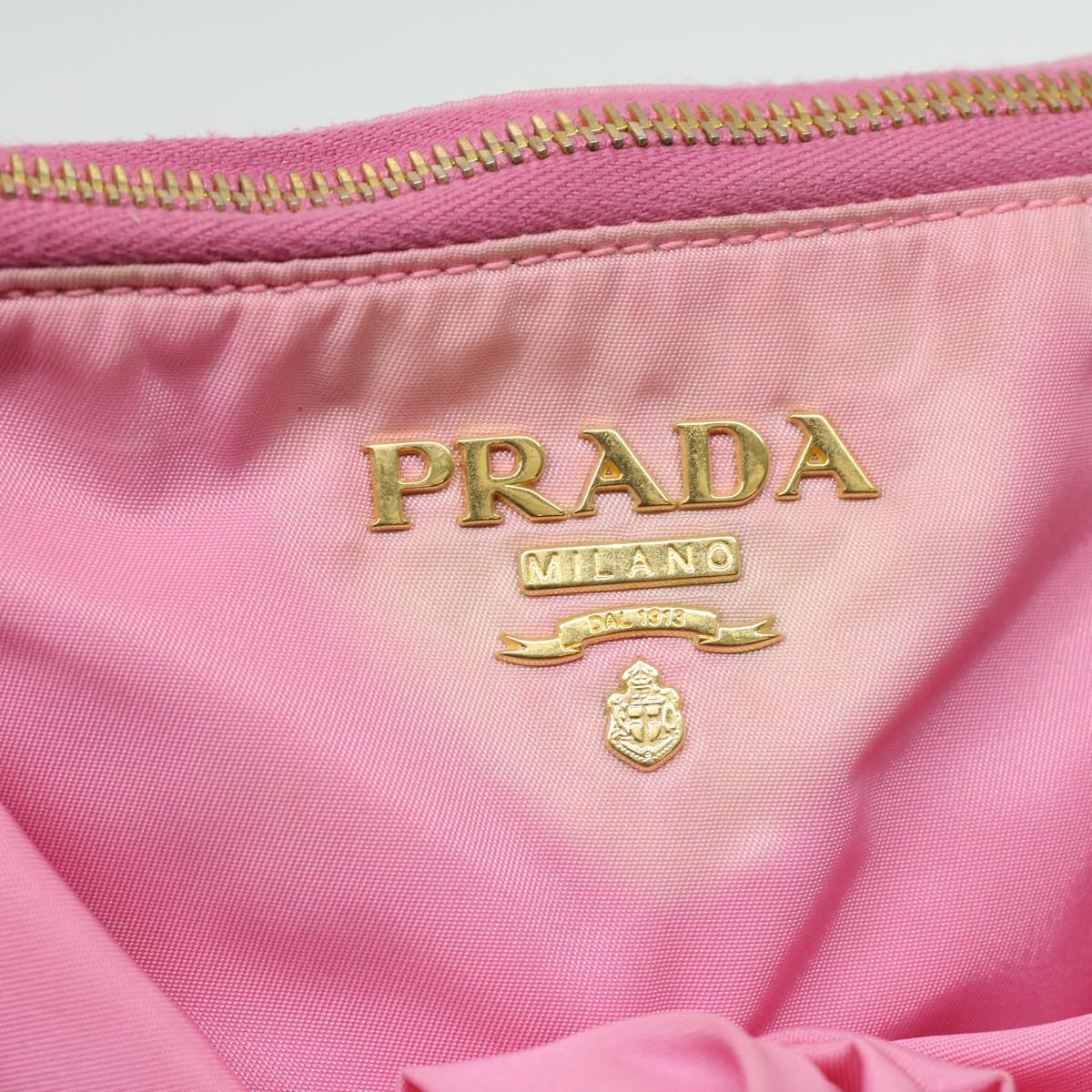 Prada Pink Synthetic  shoulder bag