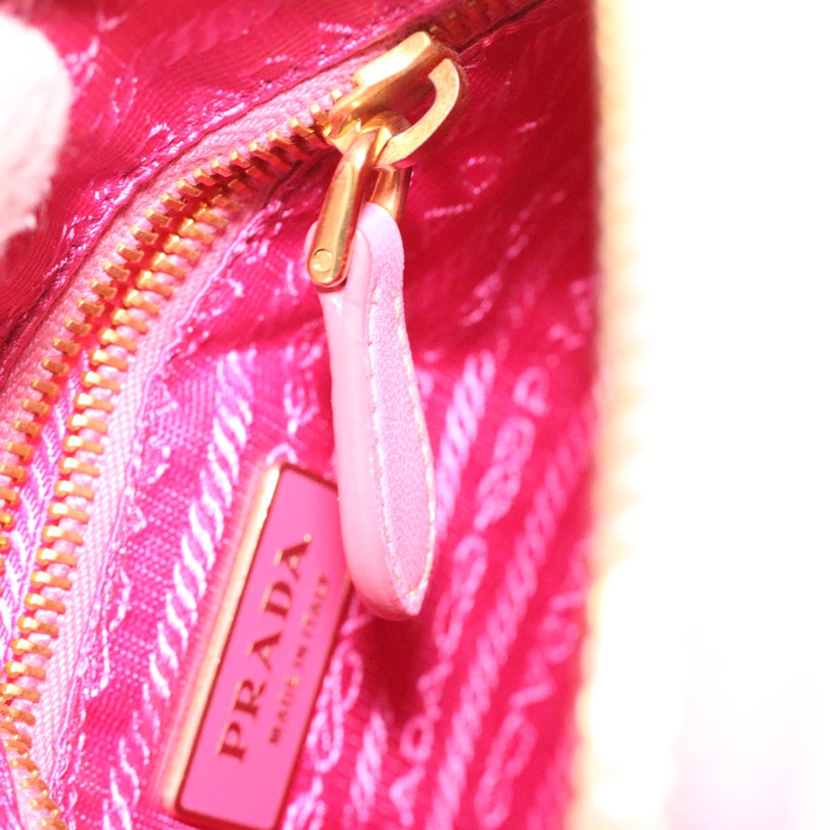 Prada Pink Synthetic  shoulder bag