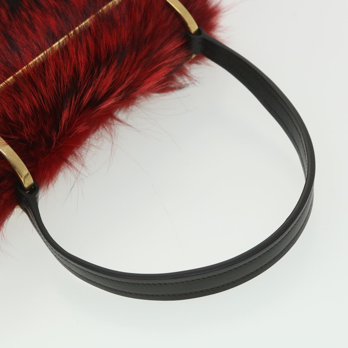 Prada Red Fur  shoulder bag