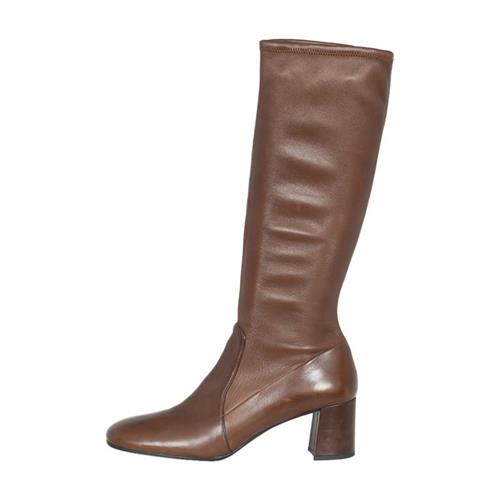 Prada Leather Mid-Calf Boots