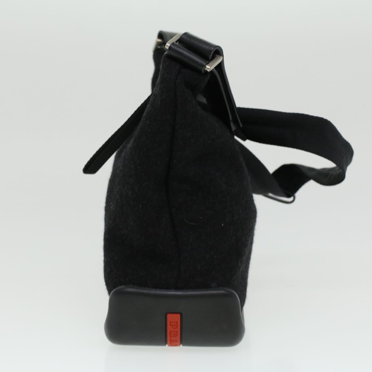 Prada Black Wool  shoulder bag