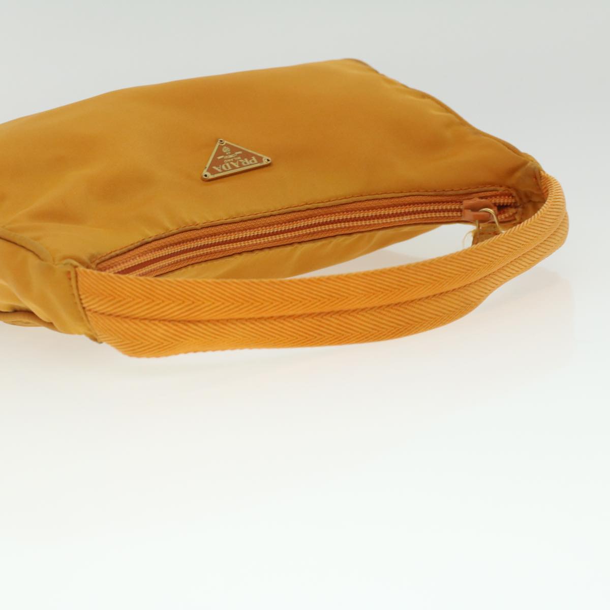 Prada Orange Synthetic -- clutch bag