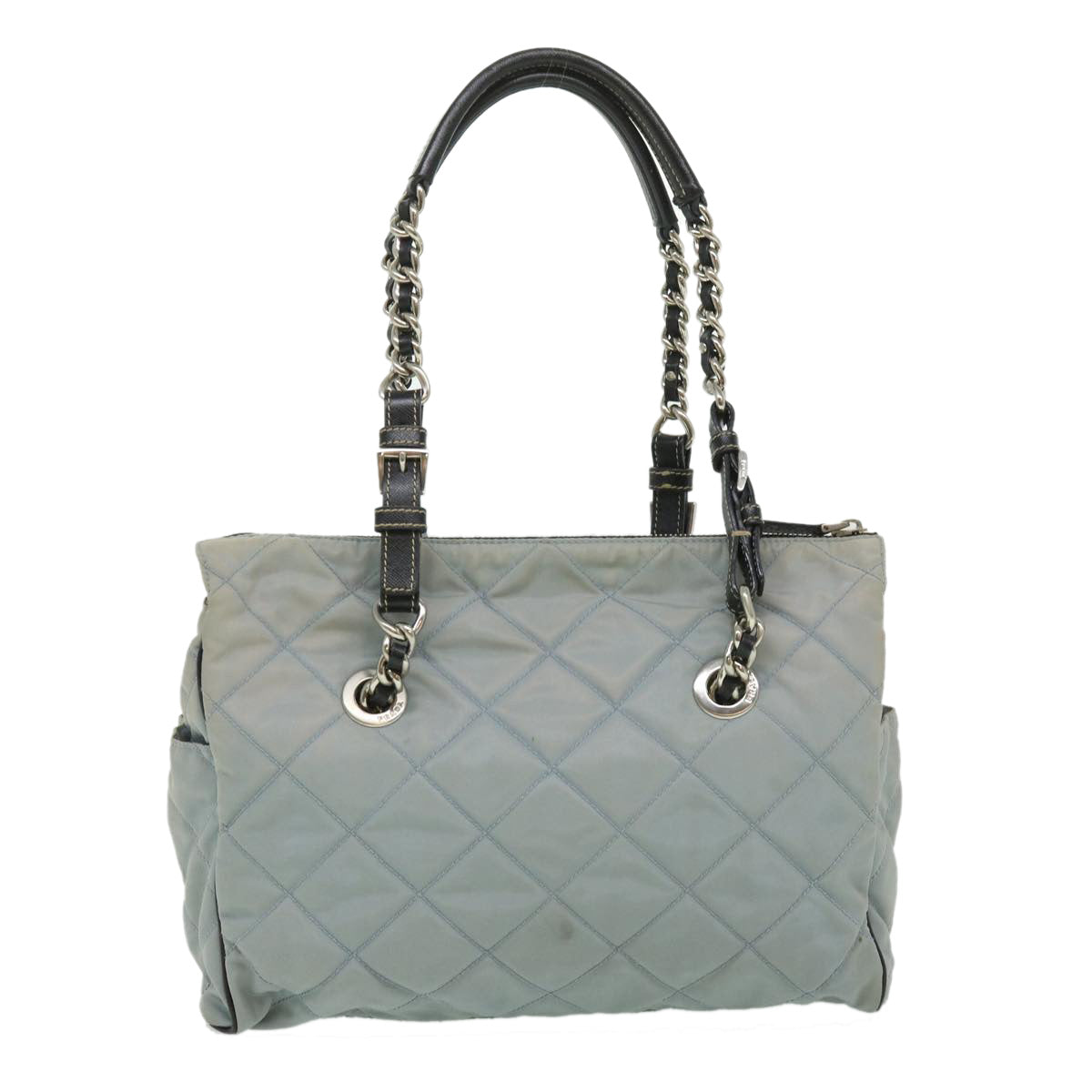 Prada Light Blue Synthetic  shoulder bag