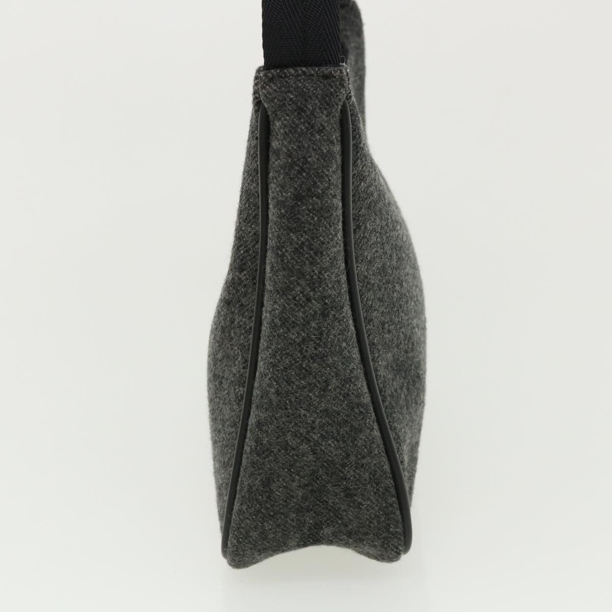 Prada Gray Wool  clutch bag