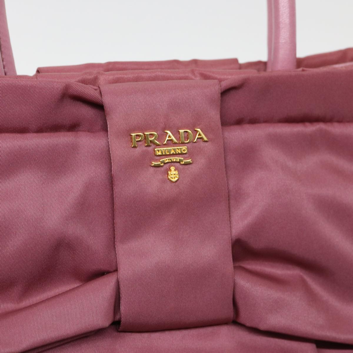 Prada Pink Synthetic Tessuto handbag bag