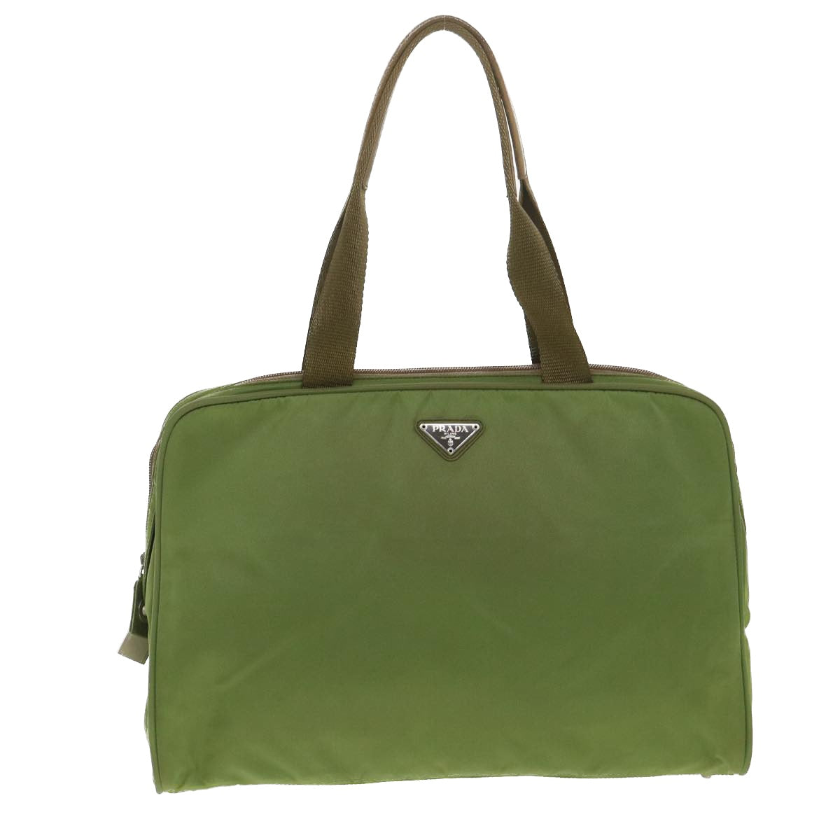 Prada Green Synthetic Tessuto handbag bag