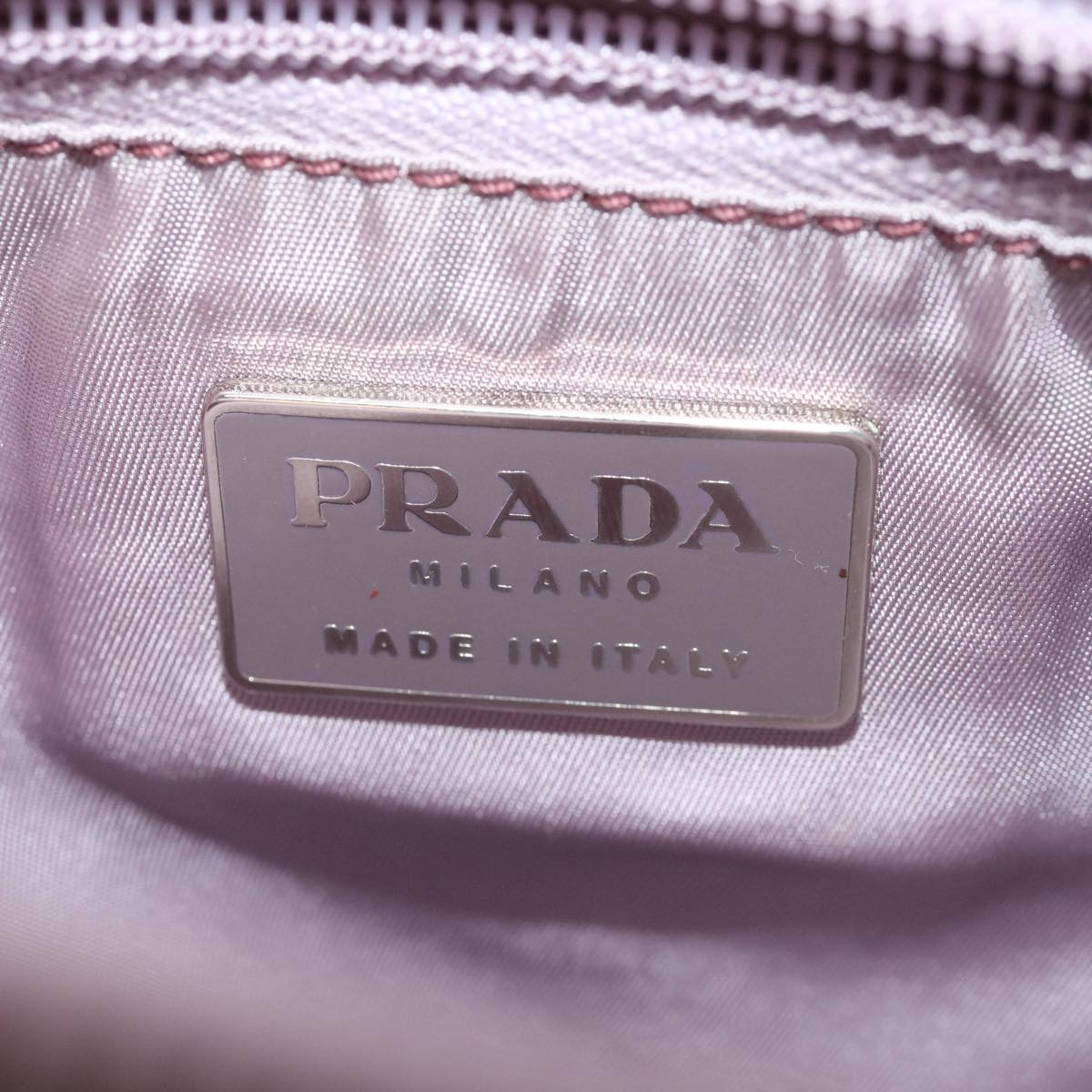 Prada Purple Synthetic  handbag bag