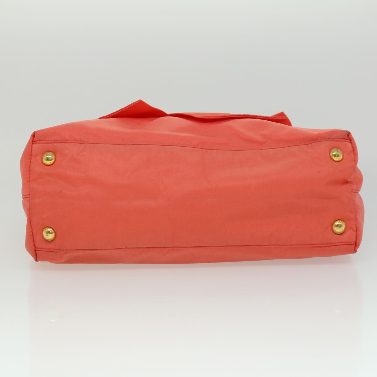 Prada Orange Silk Tessuto handbag bag