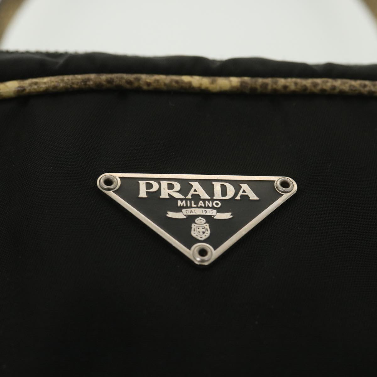 Prada Black Synthetic  handbag bag