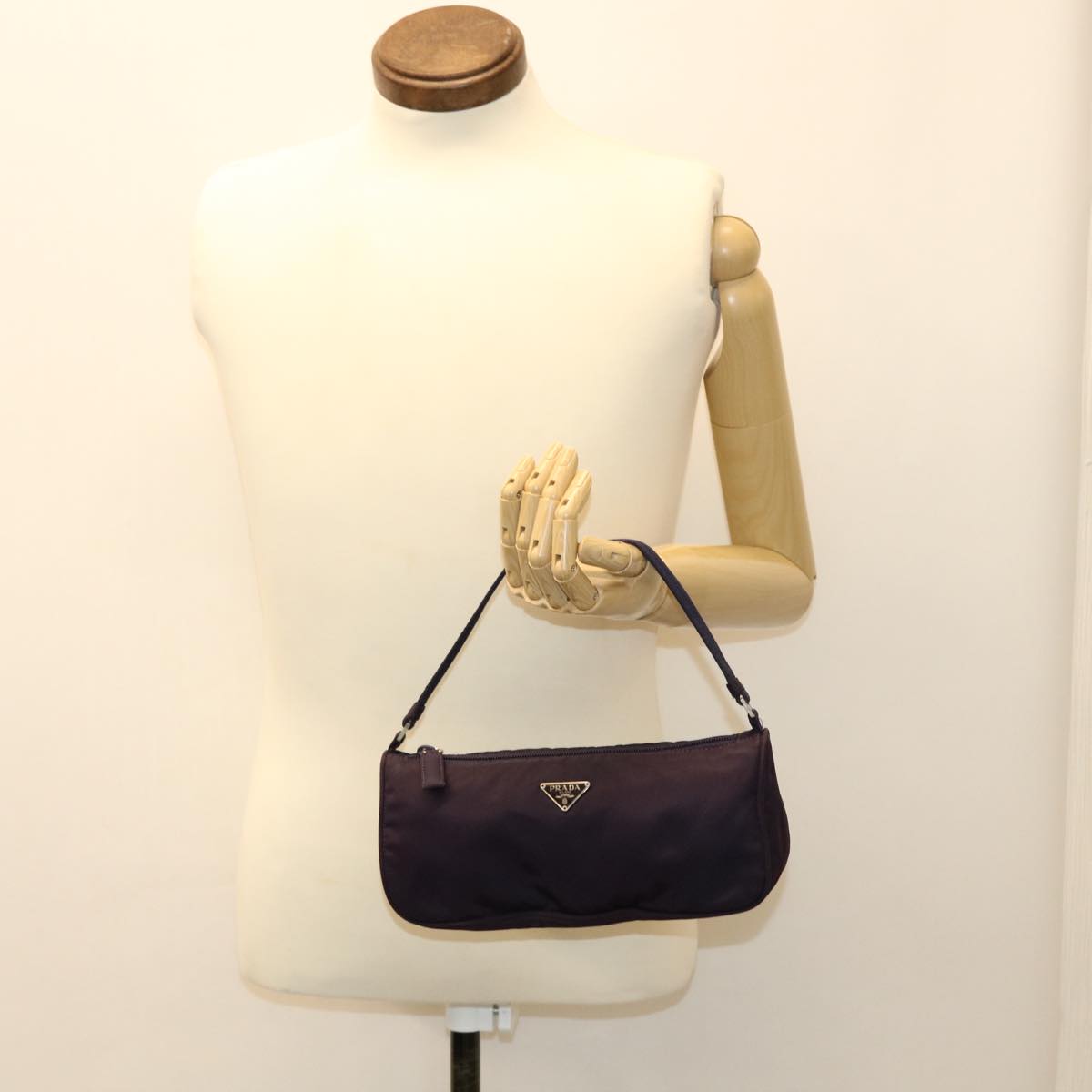 Prada Purple Synthetic  handbag bag