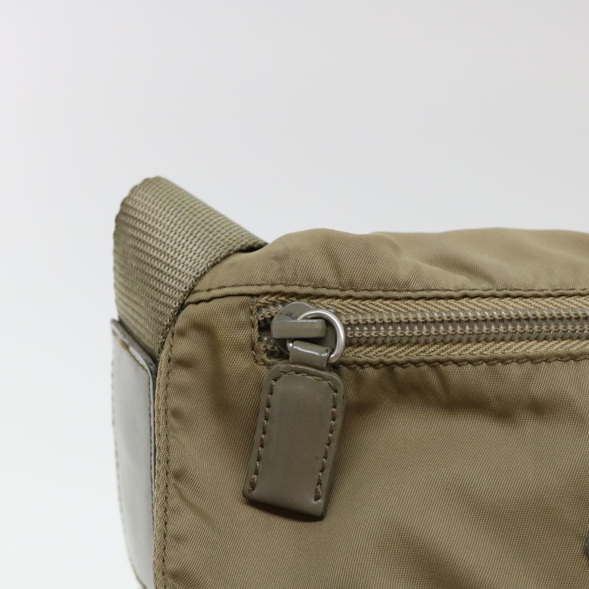 Prada Khaki Synthetic Besace shoulder bag