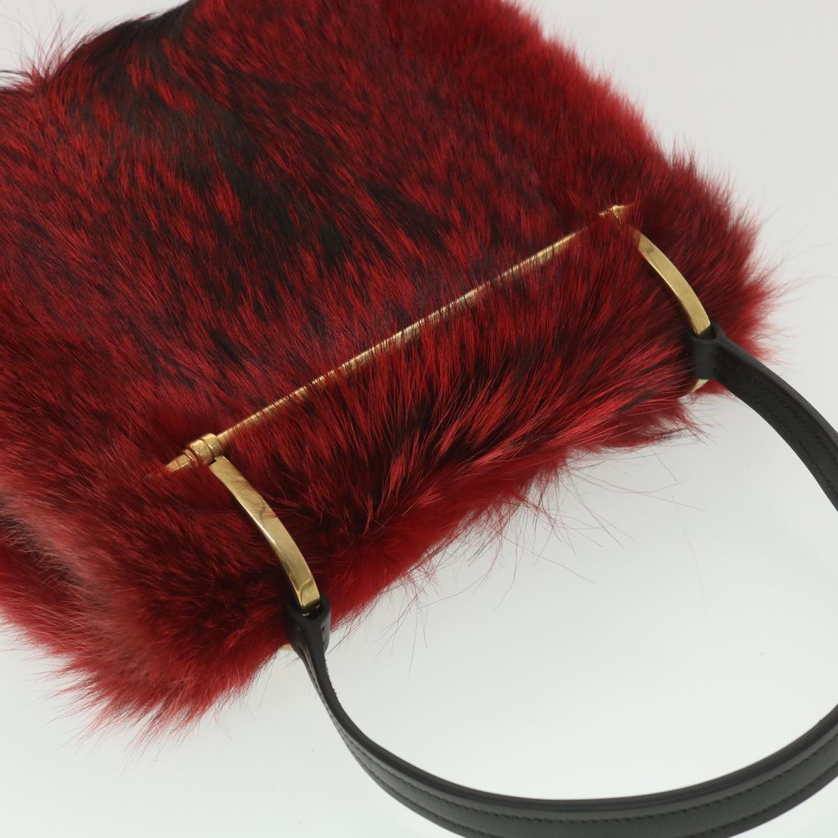 Prada Red Fur  shoulder bag