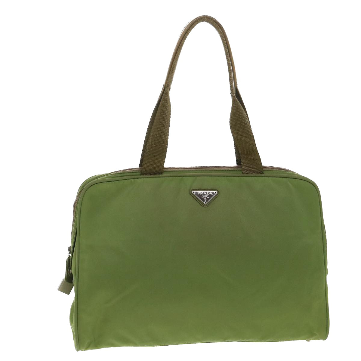 Prada Green Synthetic Tessuto handbag bag