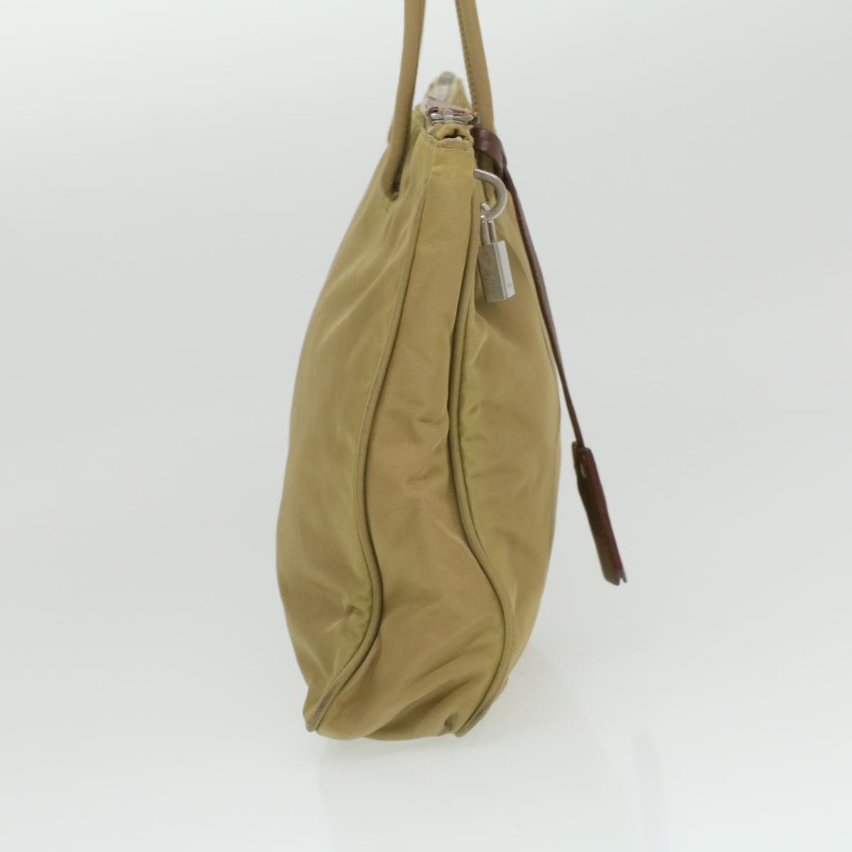 Prada Beige Canvas  handbag bag