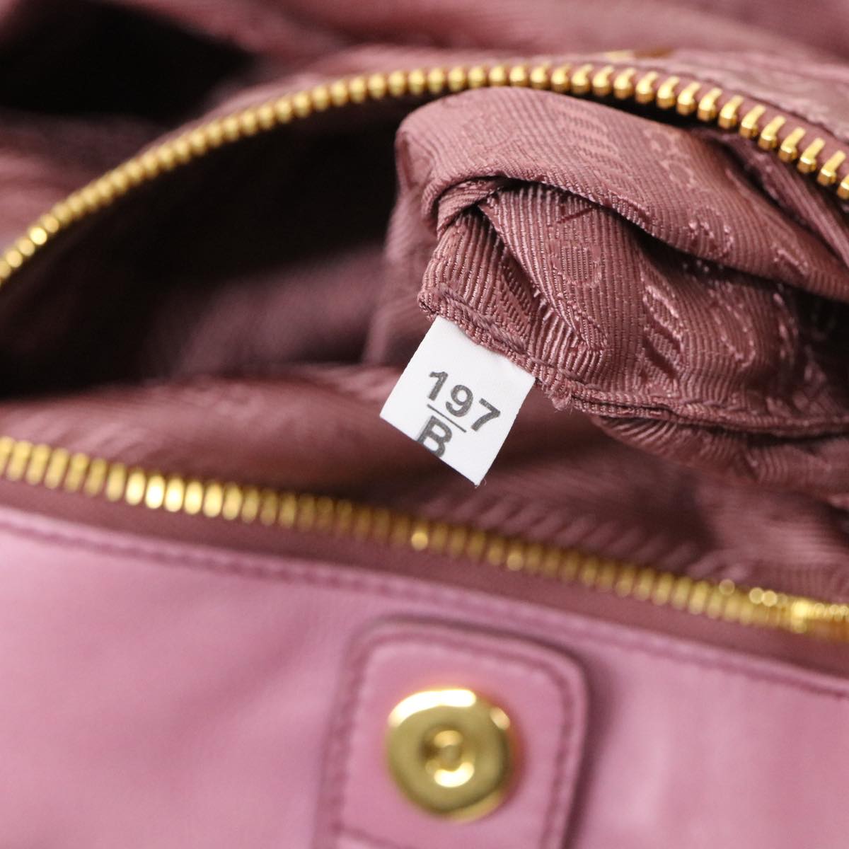 Prada Pink Synthetic Tessuto handbag bag