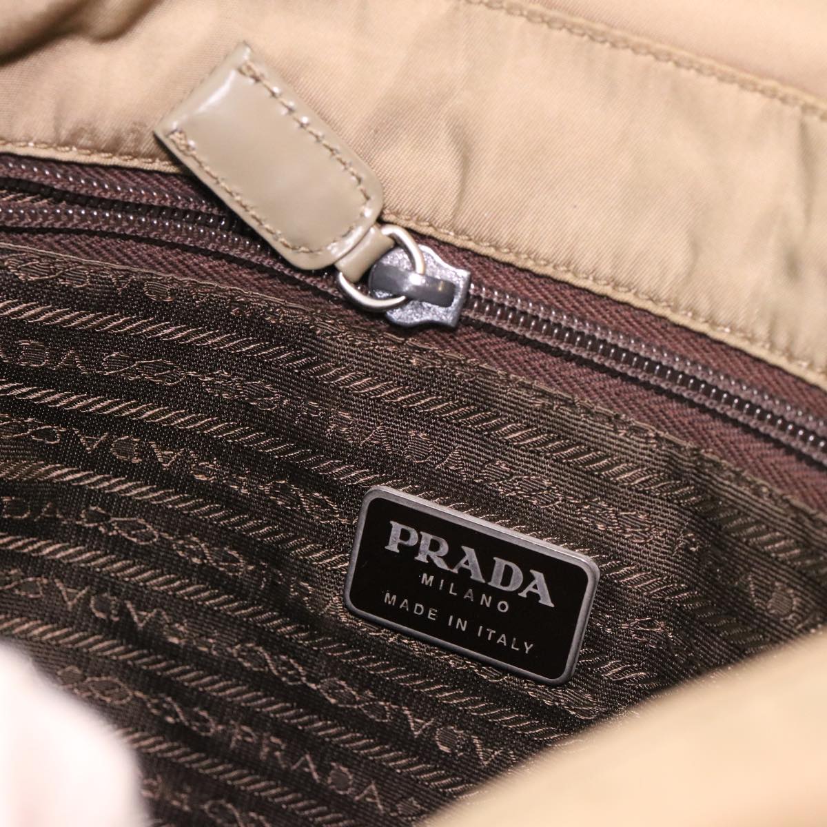 Prada Khaki Synthetic Besace shoulder bag