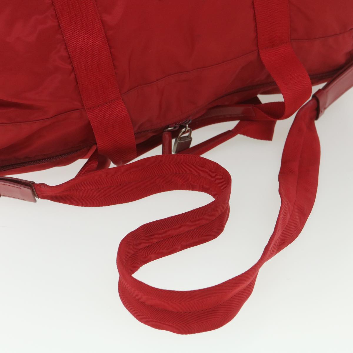 Prada Red Synthetic  travel bag