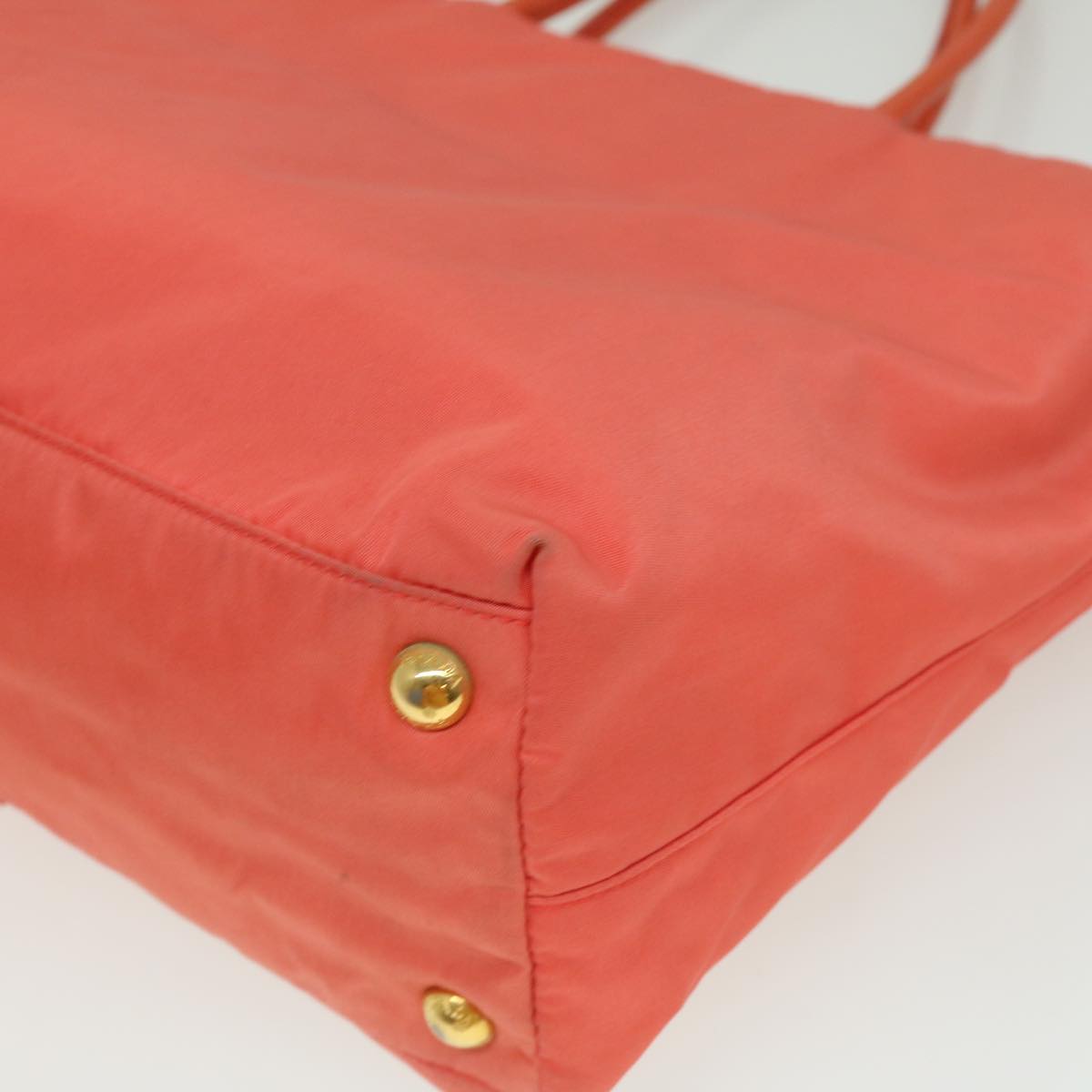 Prada Orange Silk Tessuto handbag bag