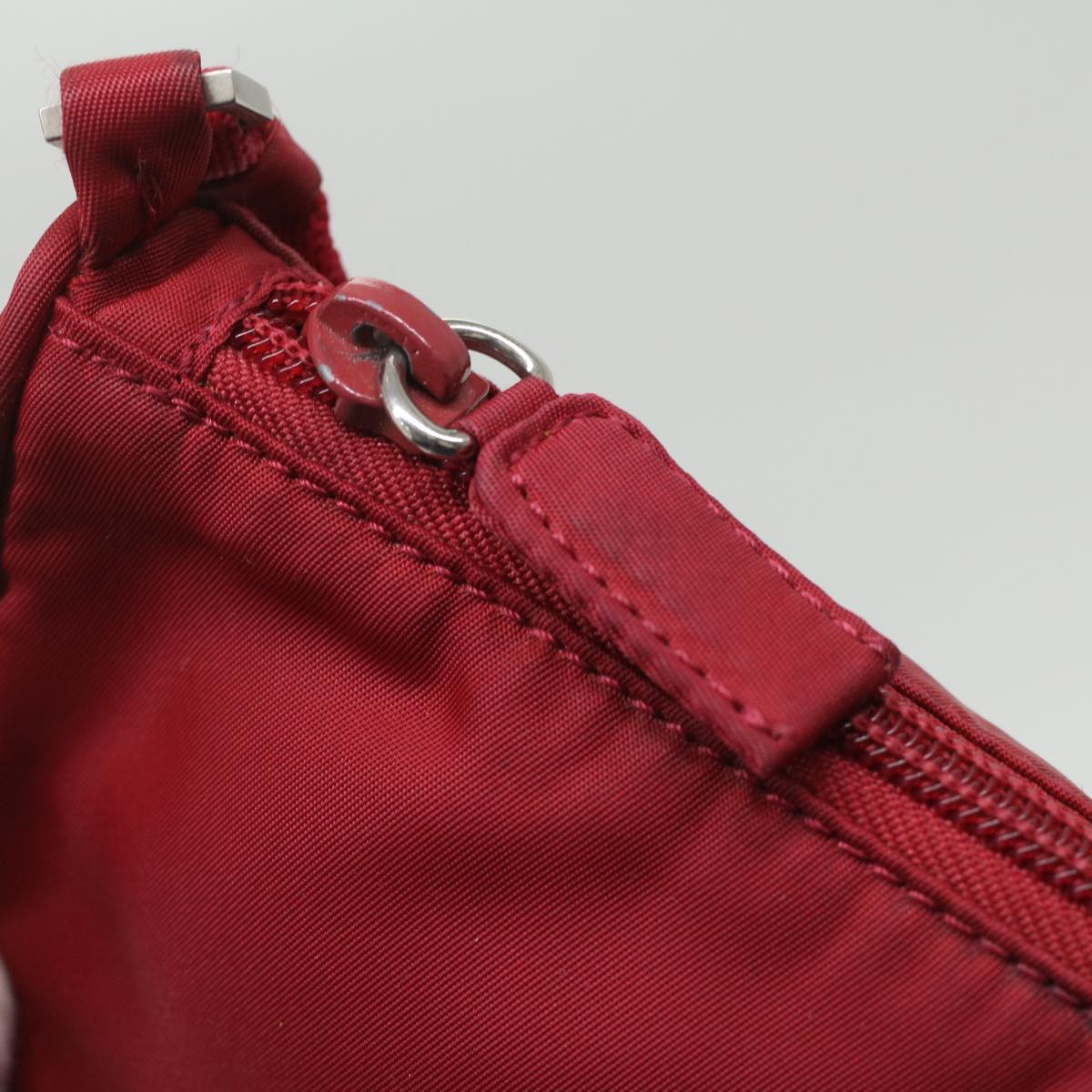 Prada Red Synthetic  clutch bag