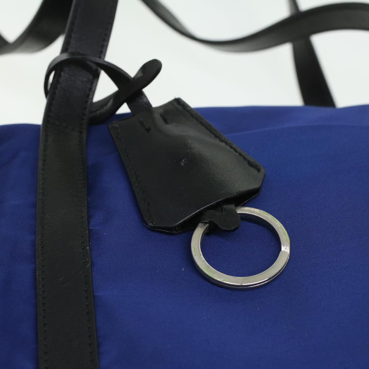 Prada Blue Synthetic  shoulder bag