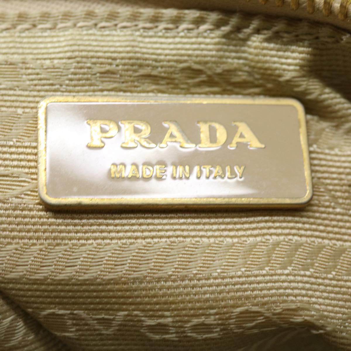 Prada Brown Synthetic  shoulder bag