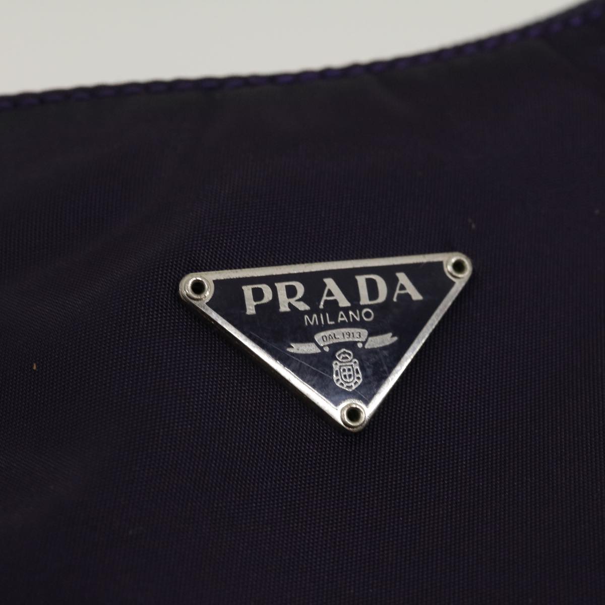 Prada Purple Synthetic Tessuto handbag bag