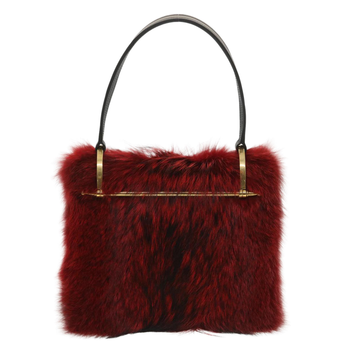 Prada Red Fur  shoulder bag