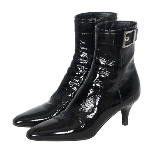 Prada Patent Leather Ankle Boots