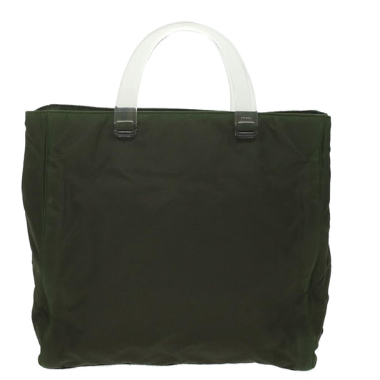 Prada Green Synthetic Tessuto handbag bag