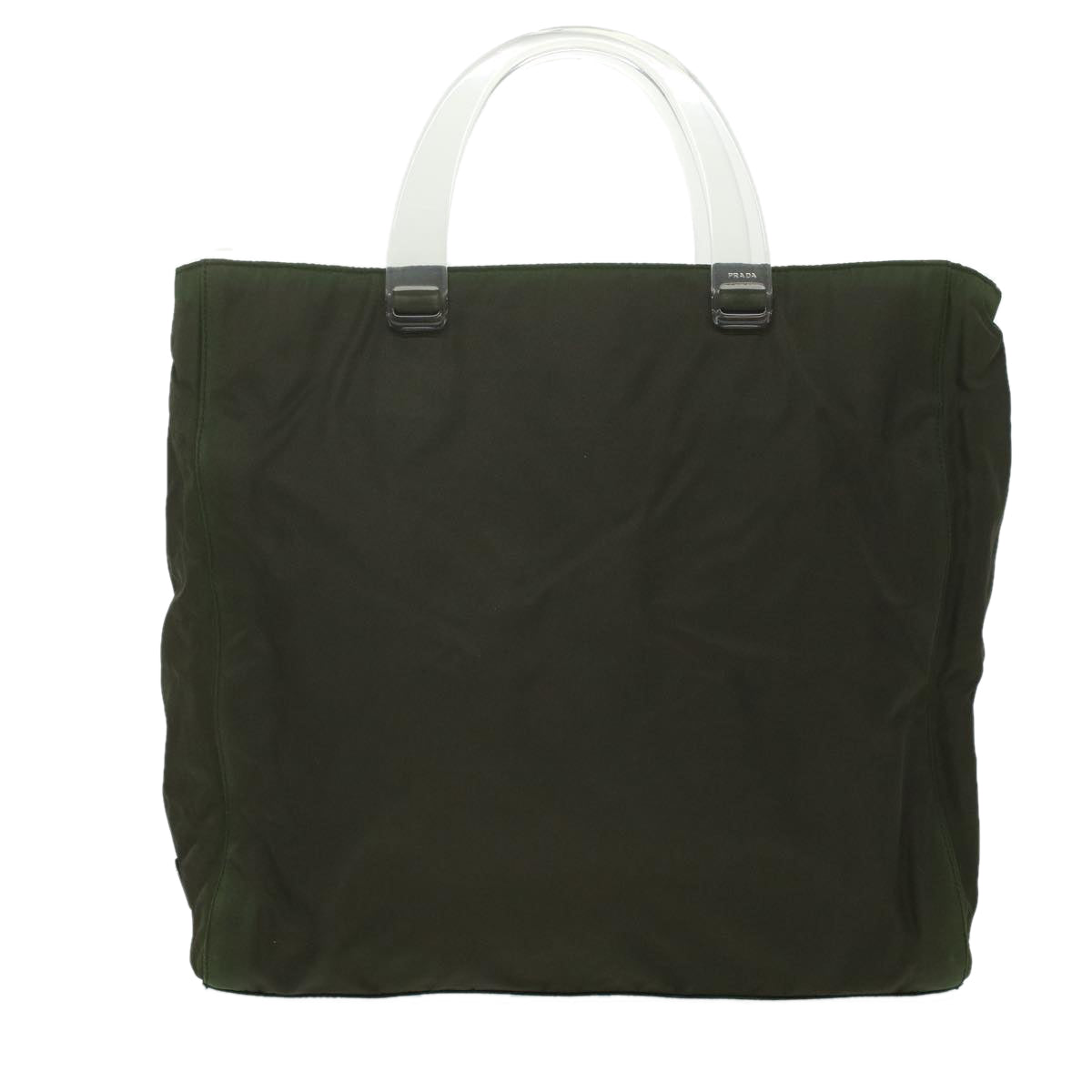 Prada Green Synthetic Tessuto handbag bag