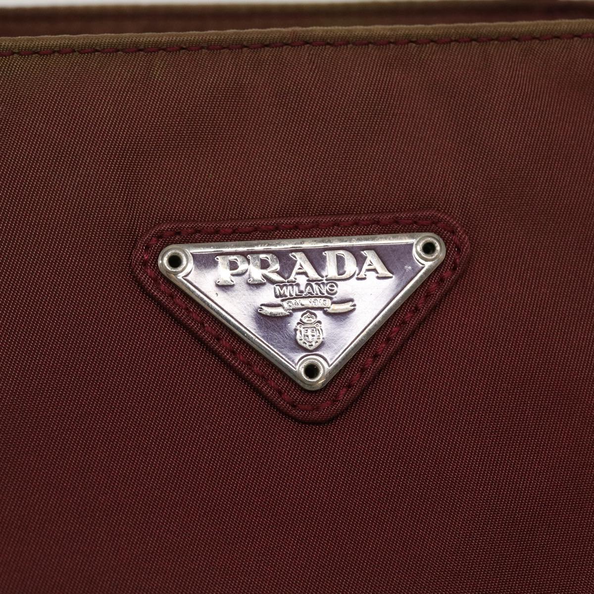 Prada Red Synthetic Tessuto shoulder bag