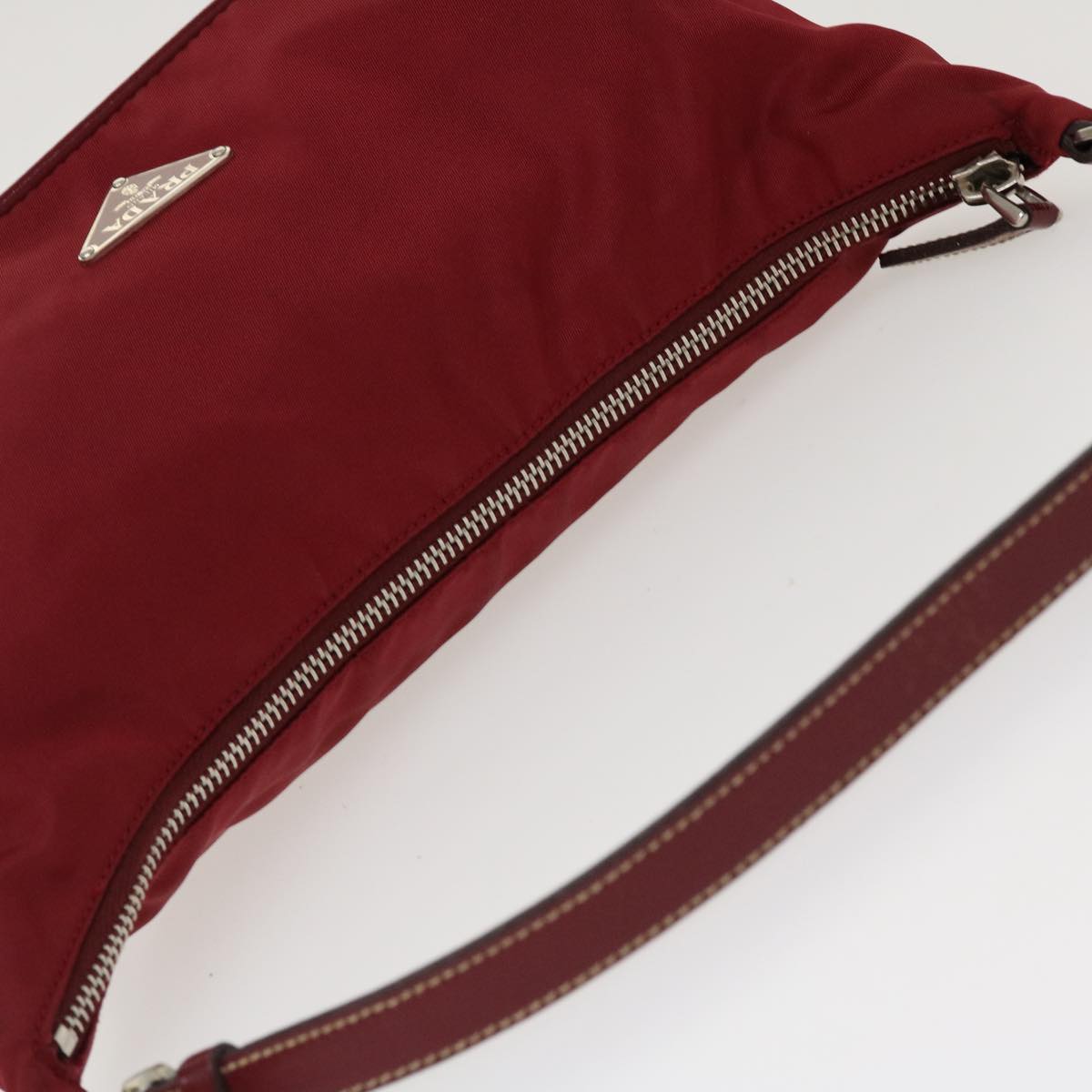 Prada Red Synthetic Tessuto handbag bag