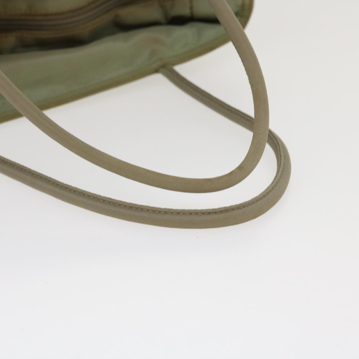 Prada Khaki Synthetic Tessuto handbag bag