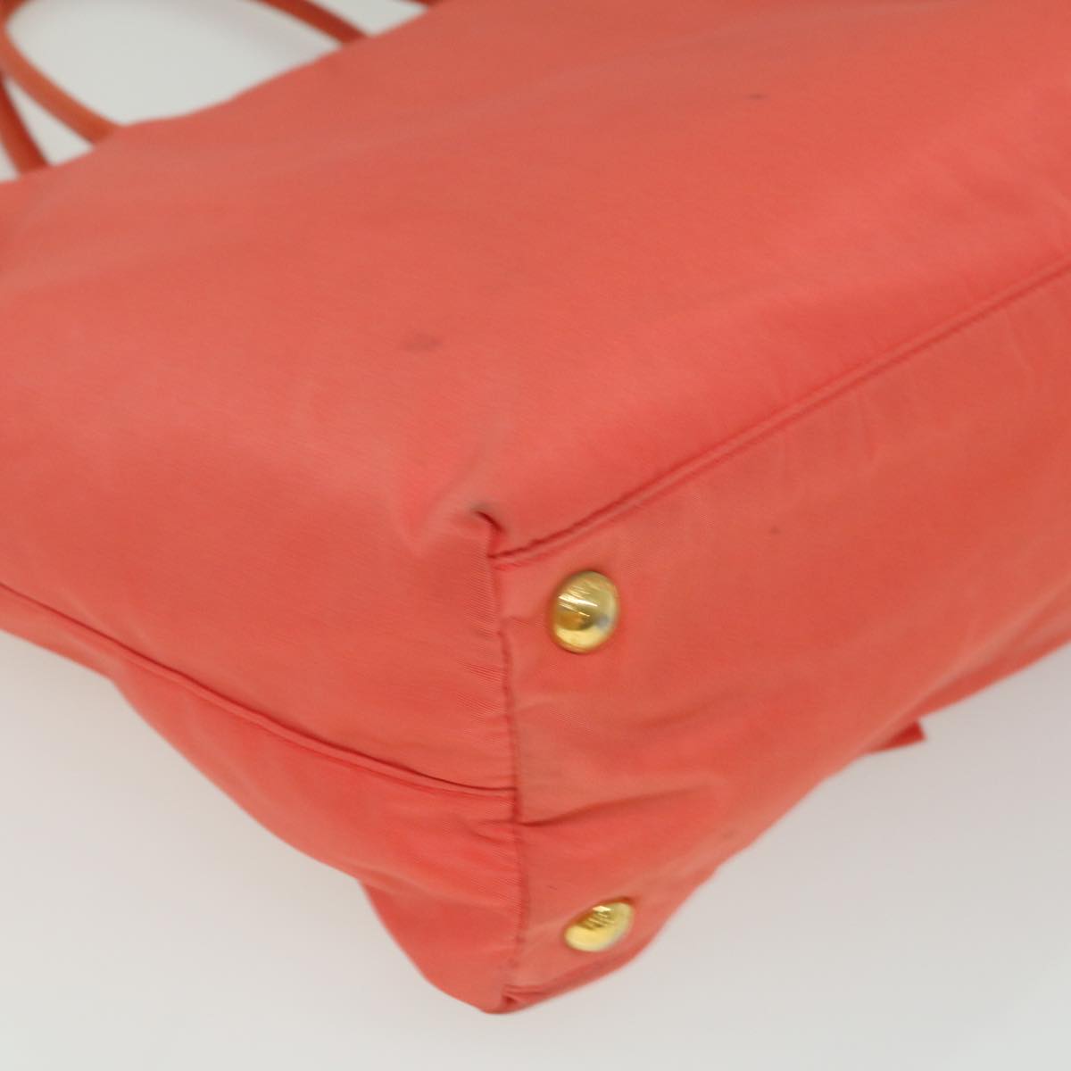 Prada Orange Silk Tessuto handbag bag