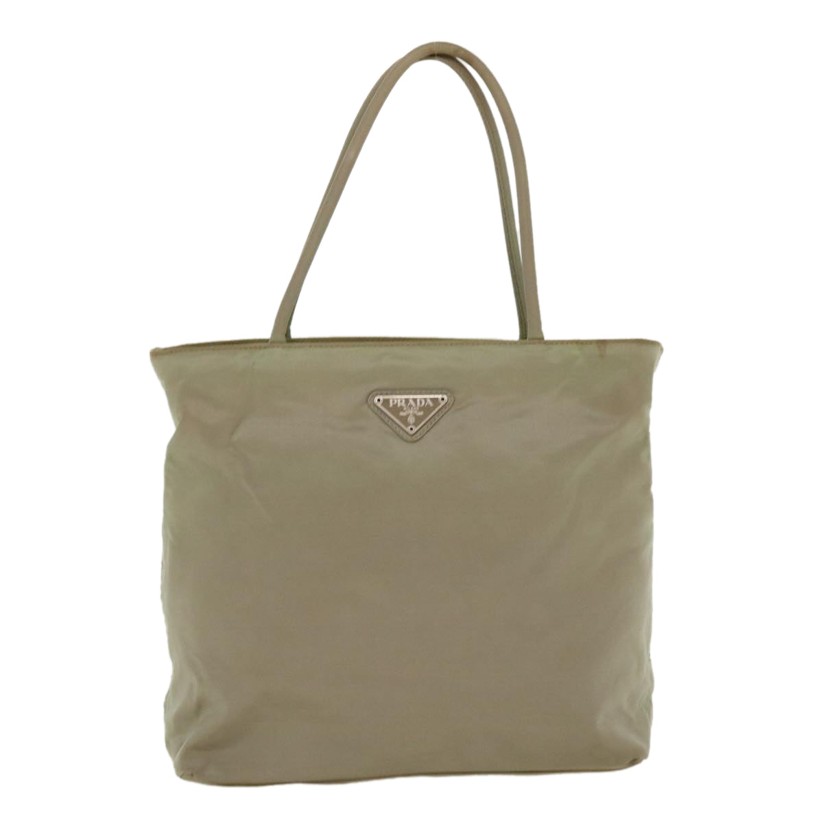 Prada Khaki Synthetic Tessuto handbag bag