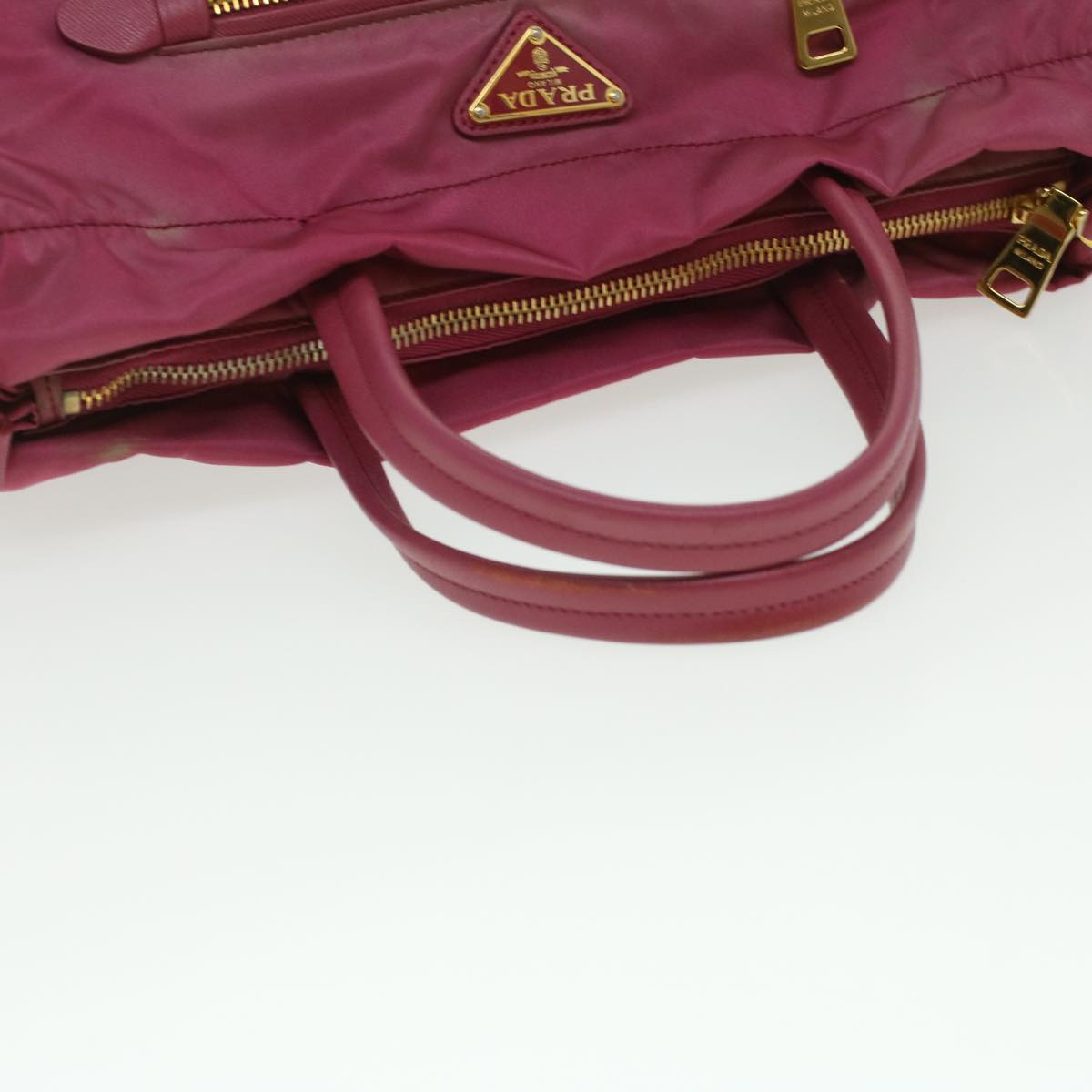 Prada Pink Synthetic  handbag bag