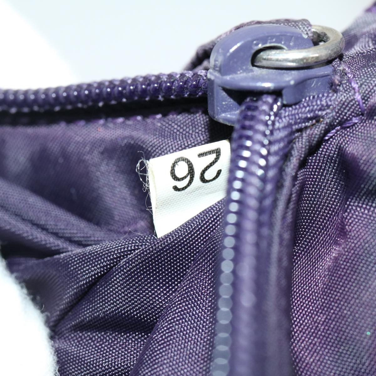 Prada Purple Synthetic Tessuto handbag bag