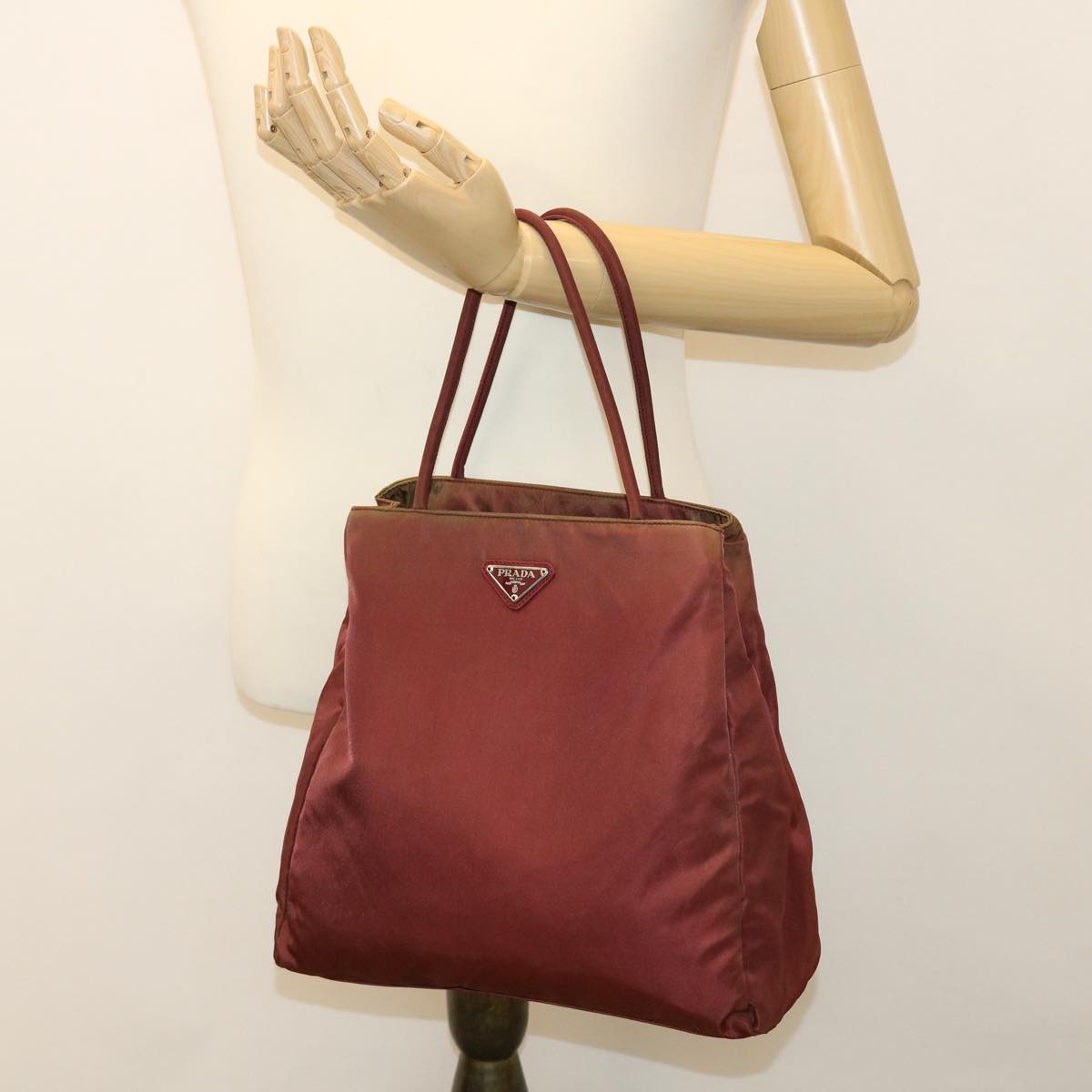 Prada Red Synthetic Tessuto shoulder bag