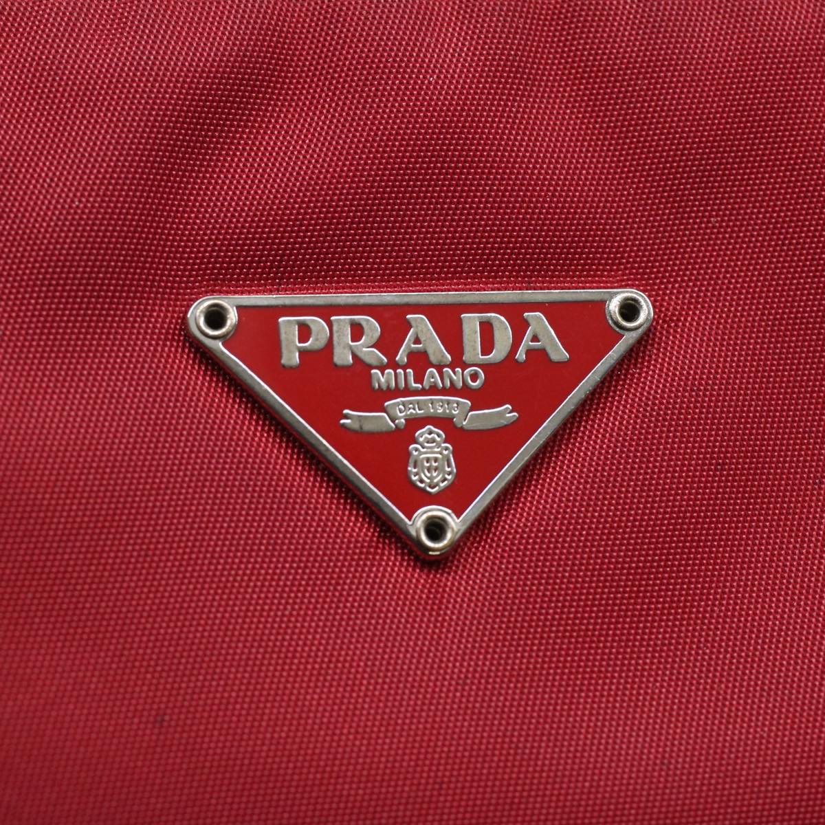 Prada Red Synthetic  clutch bag